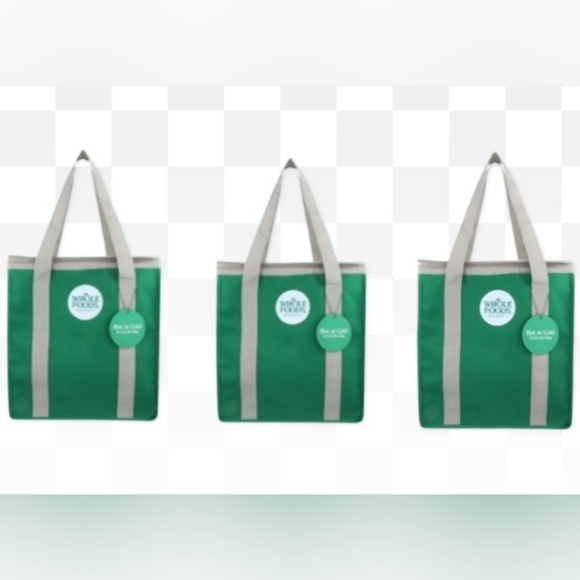 Whole Foods Market Insulated Reusable Cooler Green Grocery Shopping Bag …